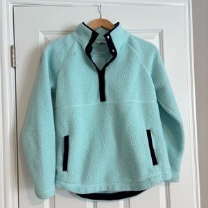 Vineyard Vines Light Blue Fleece with Navy Details